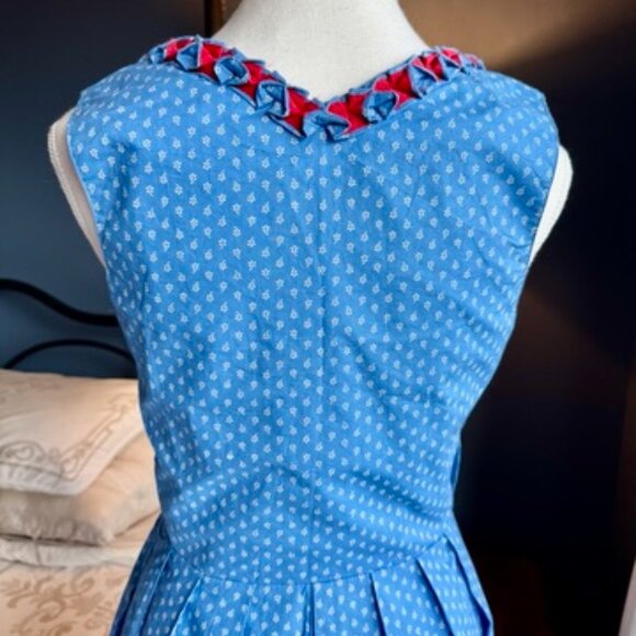NWT Blue Polka Dots Dirndl - Picture 9 of 15